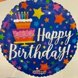 Mylar Balloon-"Happy Birthday"